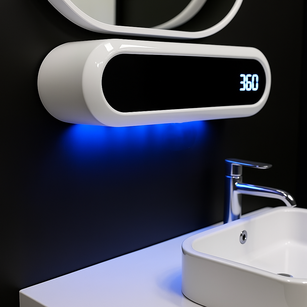 wall-mounted toothbrush holder